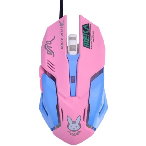 Mouse Breathing LED Backlit Gaming Mouse D.VA Genji ReaCooper Wired USB Computer Mouse for PC& Mac E-sports Gamers