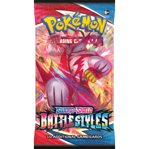 Pokemon USA Pokemon Trading Card Game: Sword & Shield (SWSH5) Battle Styles Booster Pack 10 Cards per Pack