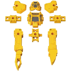 30MM 1/144 Scale Model Kit: OP-15 Option Armor for Special Operation (Rabiot Exclusive/ Yellow) 30 Minutes Missions