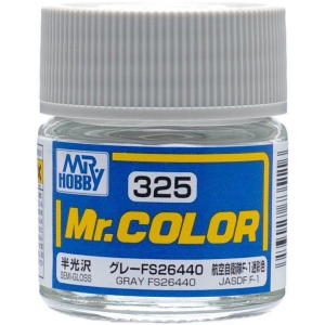 Mr. Hobby Mr. Color 325 - Gray FS26440 Semi-Gloss/JASDF F-1 (C325) Plastic Model Kit Paint