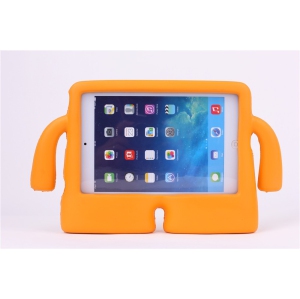TopSave 3D Cute Cartoon Protection Shock Proof Drop-Proof Kids Case Cover for iPad Air1/Air2/Pro9.7/New2017),Orange