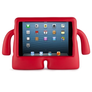 TopSave 3D Cute Cartoon Protection Shock Proof Drop-Proof Kids Case Cover for iPad Mini 1/2/3/4/5, Red