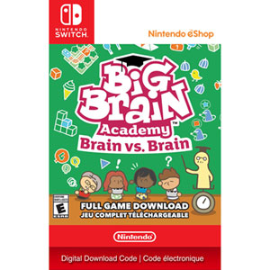 Big Brain Academy: Brain vs. Brain (Switch) - Digital Download