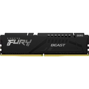 メモリー DDR5 16GB 5600Mhz Kingston FURY BEAST Kingston FURY Beast 16GB DDR5 SDRAM Memory Module (KF556C40BB-16
