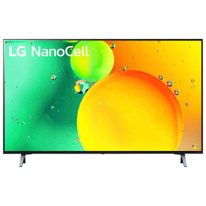LG 55" 4K UHD HDR LED webOS Smart TV (55NANO75UQA) - 2022 - Ashed Blue