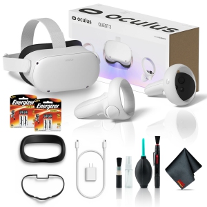 Meta Quest 2 Advanced VR Headset 256GB White Bundle with Extra