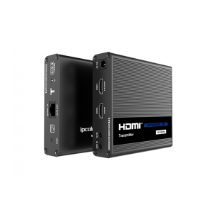 Speedex LKV676E 4K@60Hz HDR10 iPcolor,Zero Latency, HDMI 2.0 Extender over Cat6/6a/7 Transmit HDMI signal up to 70m, IR Passback Transmitter & Receiver Point to point Extender Kit_Black color