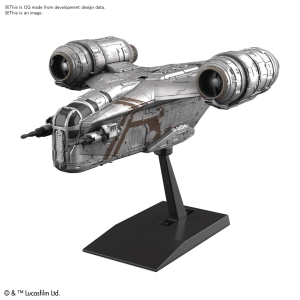 Bandai Star Wars Vehicle Model Kit: #EX018 Razor Crest Silver Coating Ver. The Mandalorian
