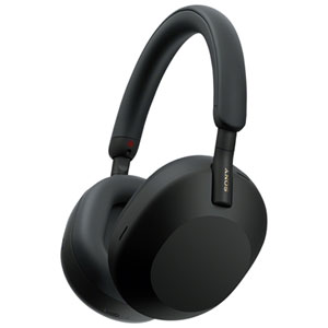 Écouteurs Bluetooth Sony WH-1000XM5 à suppression du bruit au-dessus de l'oreille - Noir