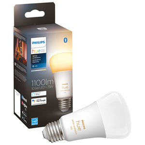 Ampoule LED intelligente Philips Hue A19 - Ambiance blanche