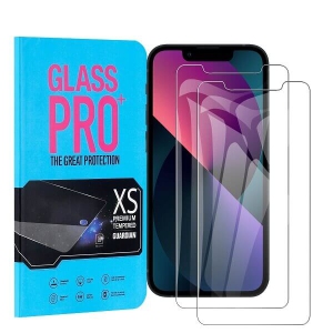 [2 PACK] Apple iPhone 13 Screen Protector Tempered Glass Screen Protector Guard - Case Friendly