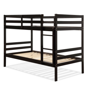 Solid Hardwood Children’s Bunk Bed, Sturdy Wooden Construction