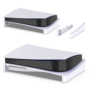Horizontal Stand for PS5 Console, MENEEA for PS5 Accessories Base Compatible with Playstation 5 Disc & Digital Editions Whit