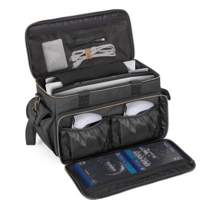 Trunab Gaming Console Travel Bag Compatible with PS5/PS4/Xbox One, Shoulder Storage Bag for Playstation 4/5, Carrying Case w