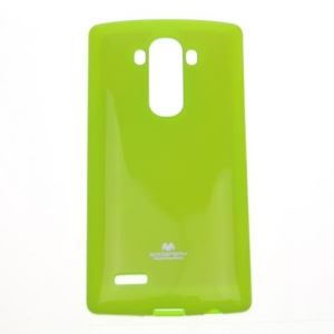 TopSave Goospery Pearl Jelly Slim Thin Rubber Case For LG G4, Green