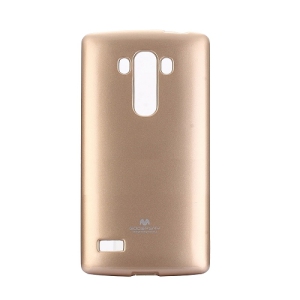 TopSave Goospery Pearl Jelly Slim Thin Rubber Case For LG G4, Gold