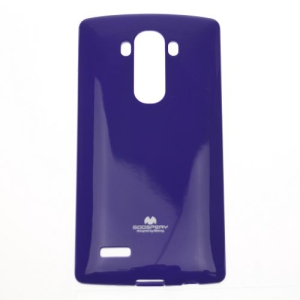 TopSave Goospery Pearl Jelly Slim Thin Rubber Case For LG G4, Purple