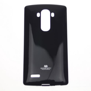 TopSave Goospery Pearl Jelly Slim Thin Rubber Case For LG G4, Black