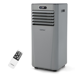 Costway 10,000 BTU Portable Air Conditioner w/ Remote Control 3-in-1 Air Cooler w/ Drying