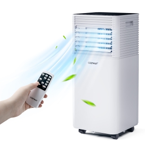 Costway Climatiseur portable 10000 BTU 3-en-1 avec refroidisseur, déshumidificateur et mode ventilateur