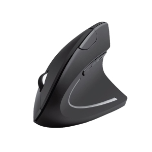 Elink - Ergonomic Vertical Wireless Mouse with 6 Buttons, Adjustable DPI, Black