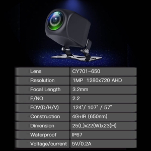 Back Up Camera Venture Reverse Backup Camera Waterproof Night Vision Sensor