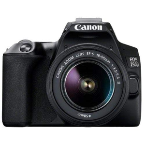 Canon EOS 250D Kit (EF-S 18-55mm DC III) (Black) - Brand New