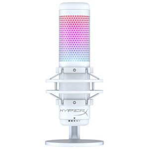 HyperX QuadCast S USB Condenser Microphone - White