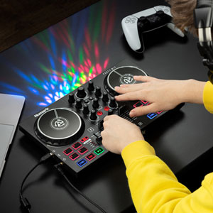 Numark Party Mix II DJ Controller with Built-In Light Show | Best