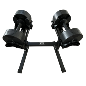 Nuobell Adjustable Dumbbell Stand - Gym Army (Compatible with 50lb and 80lb versions)