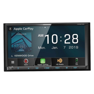 Kenwood DNR876S Navigation Digital Multimedia Receiver with Bluetooth, HD Radio and Monitor 6.95'', For Car, Black