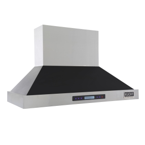 KUCHT Professional 48-inch Wall Mounted Range Hood 1200CFM in Black