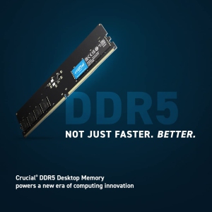 Crucial 16GB DDR5-4800 （32GB ※16GB×2) Crucial 32GB DDR5 RAM Kit (2x16GB), 4800MHz CL40 Laptop