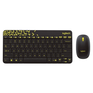Logitech MK240 Nano Compact Wireless Keyboard and Mouse Combo (Black)