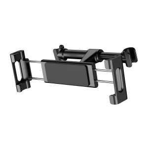 Baseus Car Headrest Mount, Angle Adjustable Headrest Tablet Mount, Universal Tablet Holder for Car Backseat, for 5" to 12.9" iPad/Tablet/Smartphone/Nintendo Switch - Black