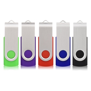 RAOYI 64GB USB Stick Flash Drive 64GB 5 Pack USB 2.0 Thumb Drive USB Key Memory Sticks 64GB USB Drives (64G, 5 Mixed Colors: