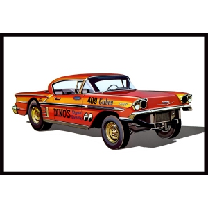 1958 Chevy Impala Hardtop "Ala Impala" (AMT1301) 1:25 Scale Car Plastic Model Kit