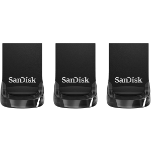 3-pack SanDisk 32GB Ultra Fit USB 3.1 Flash Drive - (SDCZ430-032G-G46T)