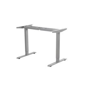 EFFYDESK Home Electric Height Adjustable Home Office Computer Standing Desk - Grey Frame (Frame Only/No Tabletop)