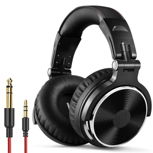 OneOdio Adapter-Free Closed Back Over Ear DJ Stereo Monitor Headphones, Professional Studio Monitor & Mixing, Telescopic Arm