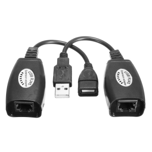 axGear Up To 150Ft USB RJ45 Cat5 Cat6 Ethernet Extender Extension Repeater Adapter