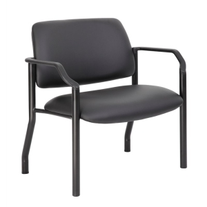 Boss Office Antimicrobial Guest Chair in 500 lb. weight capacity