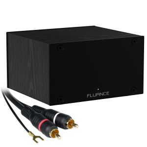 Fluance High Fidelity Phono Preamp w/ RIAA Equalization for MM Turntables/Vinyl Record Player w/ RCA Cable & Ground Wire