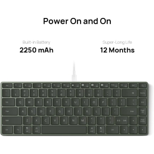 HUAWEI Ultrathin Wireless Bluetooth Keyboard - USB-C Port, Flash 