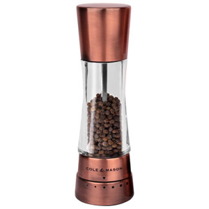 Cole & Mason Derwent Pepper Mill - Acrylic/Copper