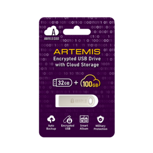 Amaryllo Artemis 100GB Cloud Flash Drive with Auto-Backup