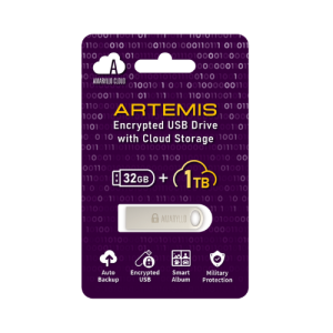 Amaryllo Artemis 1TB Cloud Flash Drive with Auto-Backup