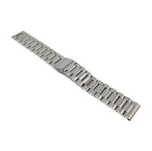 Bandini Mens Metal Smart Watch Band Strap For Withings Nokia Steel HR 40mm, Horizon - 20mm, Silver