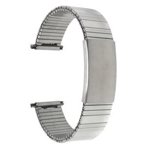 Bandini Adjustable Length Stretch Watch Strap, Expansion Smart Watch Band For Michael Kors Access Runway - 18mm, Silver