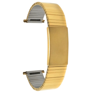 Bandini Adjustable Length Stretch Watch Strap, Expansion Smart Watch Band For Michael Kors Access Runway - 18mm, Gold